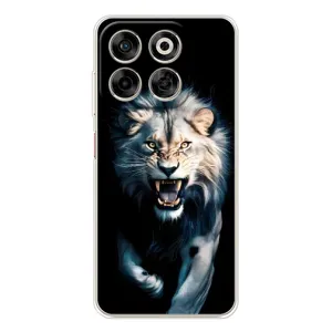 Чохол з картинкою 'Хижаки' для ZTE Nubia V70 (Лев у темряві)