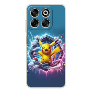 Чехол с Пикачу на ZTE Nubia V70 (Лого Пикачу)