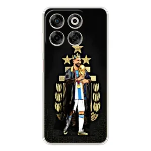Чехлы для ZTE Nubia V70 (Leo чемпион) (AlphaPrint) (Месси Король)