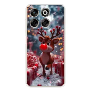 Яскравий чохол для ZTE Nubia V70 з Зимові Оленята (Олень серед подарунків)