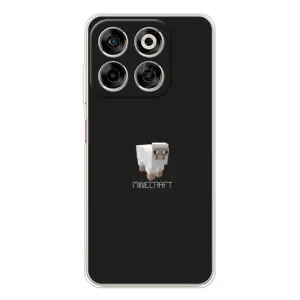 Чехол Майнкрафт на ZTE Nubia V70 (AlphaPrint) Minecraft (Овечка Майнкрафт)