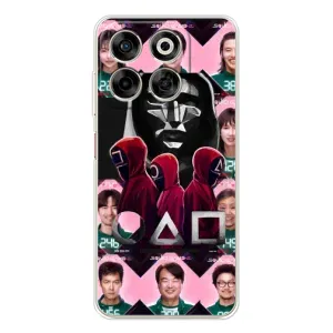 Чехол Гра в кальмара для ZTE Nubia V70 (Участники Игра кальмара)