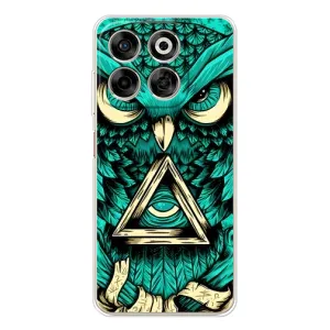 Чехол с птицами на ZTE Nubia V70 (VPrint) (Сова с глазом)
