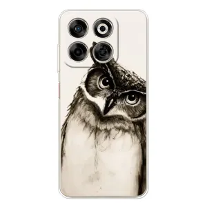 Чехол с птицами на ZTE Nubia V70 (VPrint) (Сова)