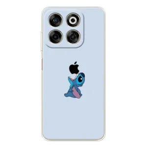 Чехол с принтом Стич на ZTE Nubia V70 (Stitch apple)
