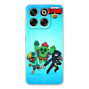 Чехлы Brawl Stars для ZTE Nubia V70 (AlphaPrint) (Трио героев)