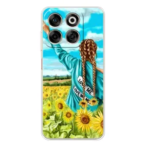 Чехол для Патриота Украины ZTE Nubia V70 - (AlphaPrint) (Украиночка)