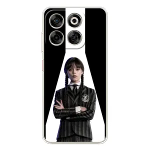 Чехлы Венсдей на ZTE Nubia V70 Уэнсдей (AlphaPrint) (W-Wednesday)