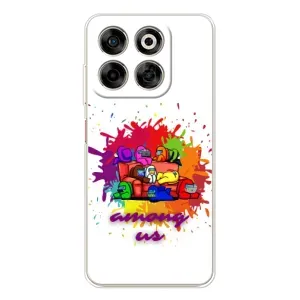Чехол Амонг Ас для ZTE Nubia V70 (AlphaPrint) (Яркий АмонгАс)