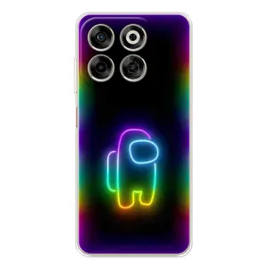 Чехол Амонг Ас для ZTE Nubia V70 (AlphaPrint) (Яркий скин)
