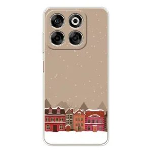 Новогодние, Праздничные Чехлы для ZTE Nubia V70 - 2024 год (Зимний город)
