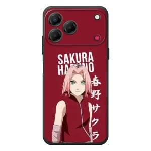 Чехлы Персонажи Аниме Наруто для ZTE Nubia V80 Design (AlphaPrint) (Аниме Сакура)