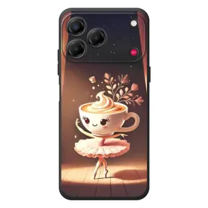 Чехол с мемом Тралалело тралала на ZTE Nubia V80 Design (Балерина капучина)