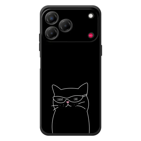 Чехол с принтом «Равнодушный кот» для ZTE Nubia V80 Design