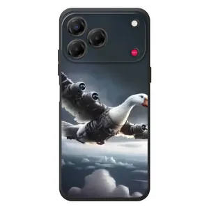Чехол с мемом Тралалело тралала на ZTE Nubia V80 Design (Бомбардини гусини)