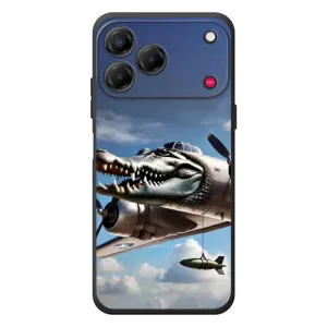 Чехол с мемом Тралалело тралала на ZTE Nubia V80 Design (Бомбардиро крокодило)