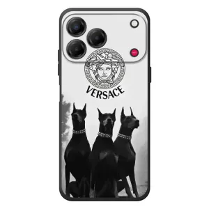 Чехлы VERSACE для ЗТЕ Нубия В80 Дизайн (PREMIUMPrint) (Доберман Версаче)