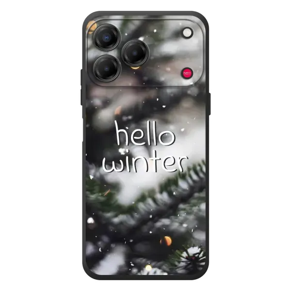Чехол с принтом «Hello winter» для ZTE Nubia V80 Design