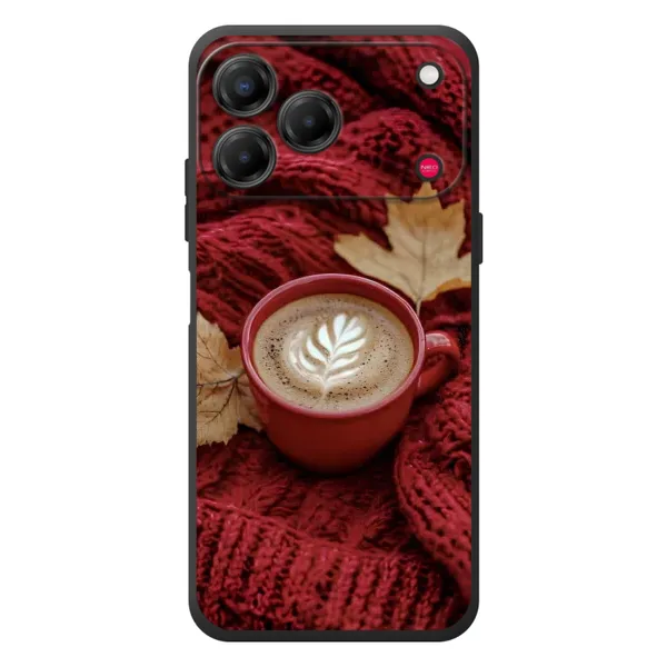 Чехол с принтом «Кофе на пледе» для ZTE Nubia V80 Design