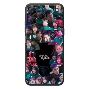 Чехол Гра в кальмара для ZTE Nubia V80 Design (Коллаж Игра кальмара)