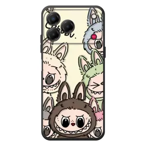 Чехол с Лабубу на ZTE Nubia V80 Design (Золотая обезьяна Bored Ape)