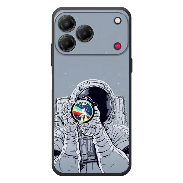 Чехол с принтом «Космонавт фото» для ZTE Nubia V80 Design