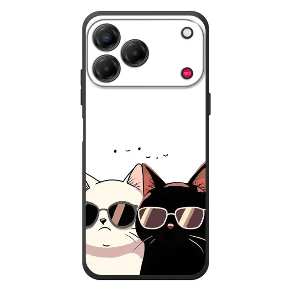Чехол с принтом «Коты в очках» для ZTE Nubia V80 Design