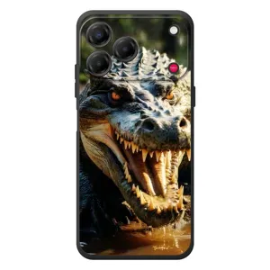 Чехол с картинкой «Хищники» для ZTE Nubia V80 Design (Опасный крокодил)
