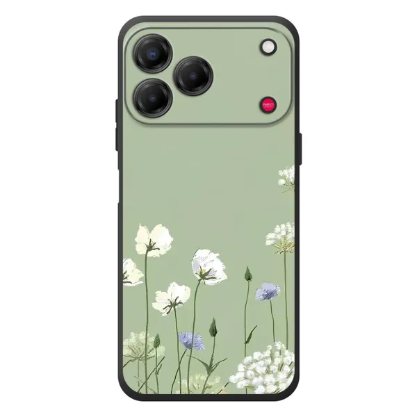 Чехол с принтом «Цветы на зеленом» для ZTE Nubia V80 Design