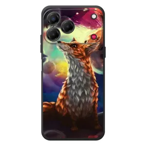 Чехлы с картинкой Лисички для ZTE Nubia V80 Design (VPrint) (Лисица в космосе)