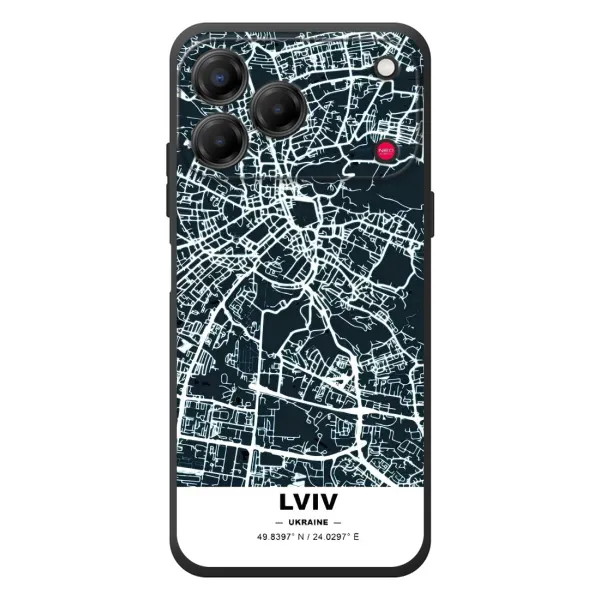 Чехол с принтом «Львов» для ZTE Nubia V80 Design