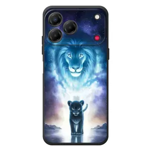 Чехол со Львом для ZTE Nubia V80 Design (VPrint) (Маленький лев)