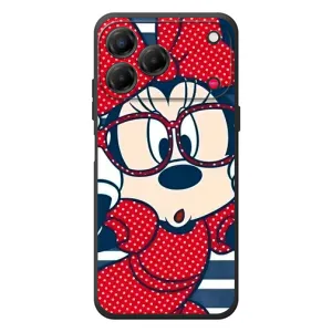 Эксклюзивный чехол для ZTE Nubia V80 Design (AlphaPrint - Мультяшные) (Маус в очках)