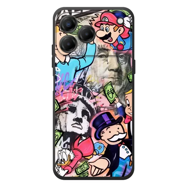 Чехол с принтом «Monopoly man» для ZTE Nubia V80 Design
