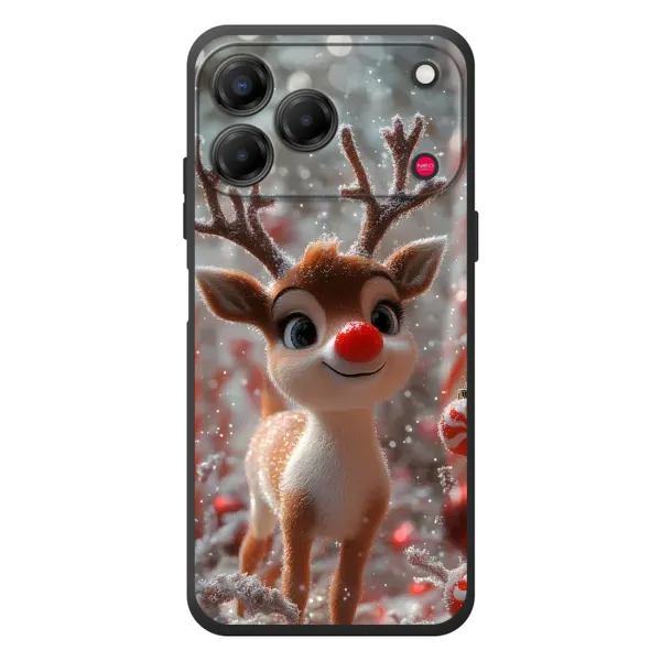 Чехол с принтом «Олень с носом» для ZTE Nubia V80 Design Чехол с принтом «Олень с носом» для ZTE Nubia V80 Design
