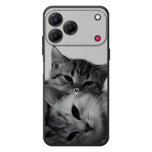 Чехол с рисунком кот на ZTE Nubia V80 Design (Пара котов)