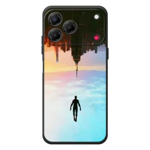 Чехол с человеком пауком для ZTE Nubia V80 Design - (AlphaPrint) (Паук человек)