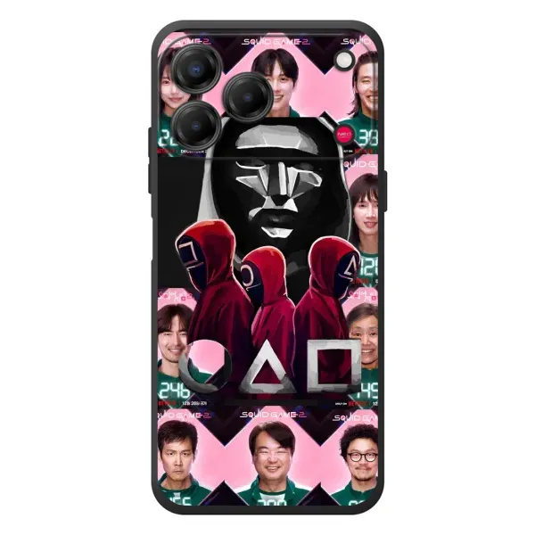 Чехол с принтом «Участники Игра кальмара» для ZTE Nubia V80 Design