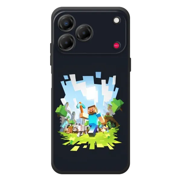 Чехол с принтом «персонажи Minecraft» для ZTE Nubia V80 Design Чехол с принтом «персонажи Minecraft» для ZTE Nubia V80 Design
