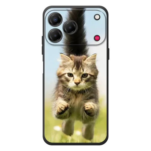 Чехол с принтом «Прыжок кота» для ZTE Nubia V80 Design Чехол с принтом «Прыжок кота» для ZTE Nubia V80 Design