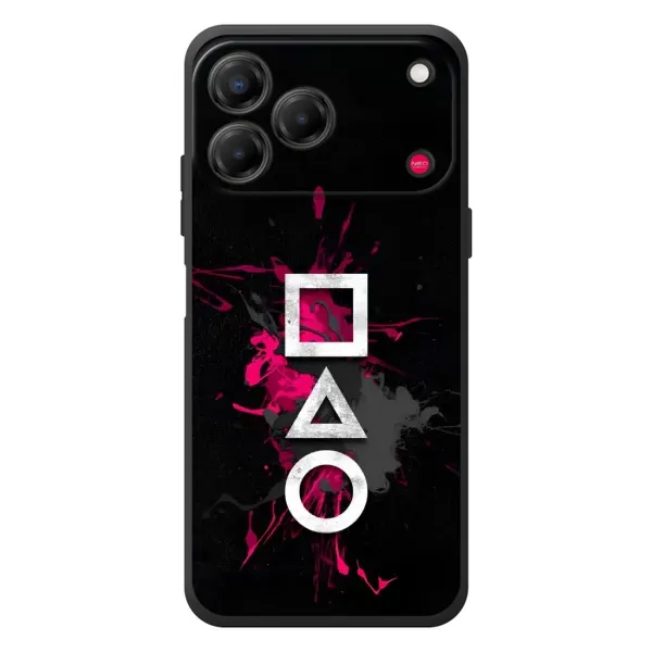 Чехол с принтом «Символы Игра кальмара» для ZTE Nubia V80 Design