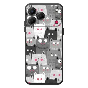 Чехлы с Котиками для ZTE Nubia V80 Design (VPrint) (Рисованные котики)