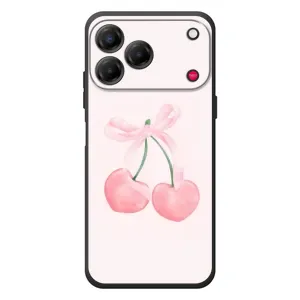 Чехол с розовым рисунком для ZTE Nubia V80 Design (Розовые вишни)