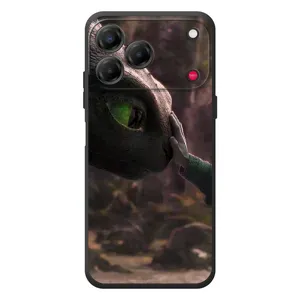 Чехол как приручить дракона на ZTE Nubia V80 Design (Сцена с драконом)