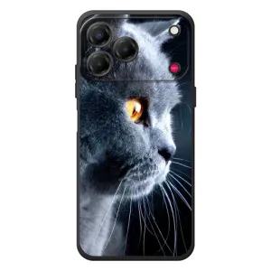 Чехлы с Котиками для ZTE Nubia V80 Design (VPrint) (Серый Кот)