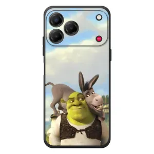 Чехол с мультфильмом Шрек на ZTE Nubia V80 Design (Шрек и Осел)