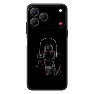 Чехлы на тему: Итачи Учиха для ZTE Nubia V80 Design (AlphaPrint) (силуэт Итачи)