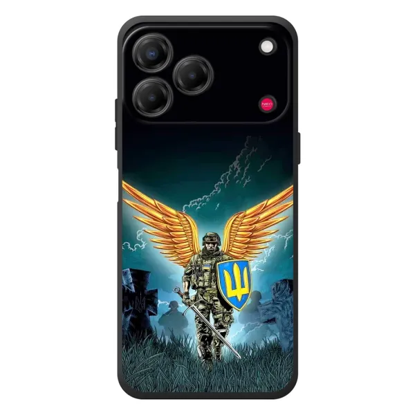 Чехол с принтом «Солдат ЗСУ» для ZTE Nubia V80 Design