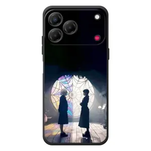 Чехлы Венсдей на ZTE Nubia V80 Design Уэнсдей (AlphaPrint) (Уэнздей и Инид)