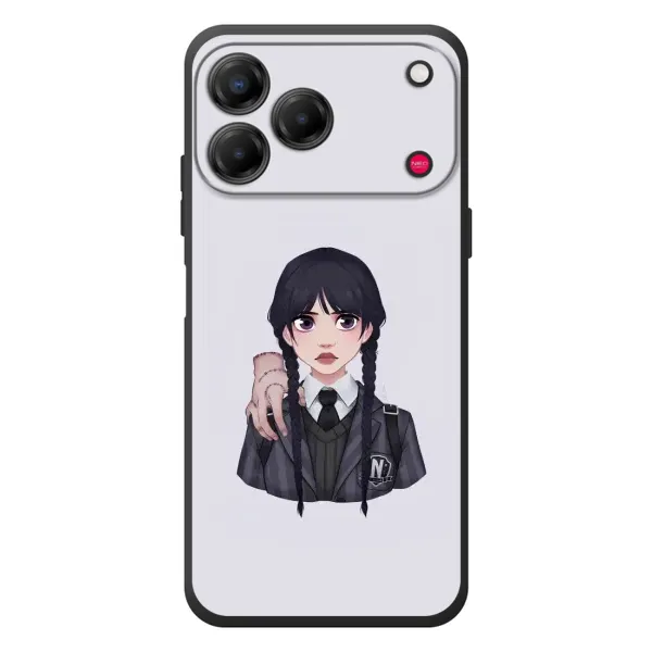 Чехол с принтом «Уэнздей и Вещь» для ZTE Nubia V80 Design